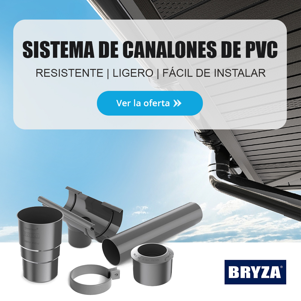 Canalones de PVC BRYZA