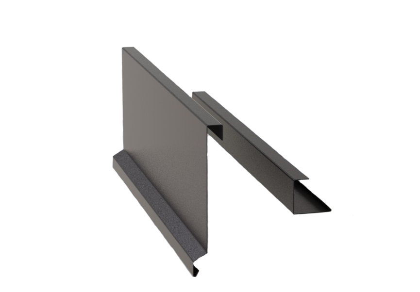 Listones de protección contra el viento para teja plástica.