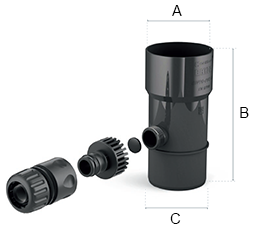 rozměry sběrače vody