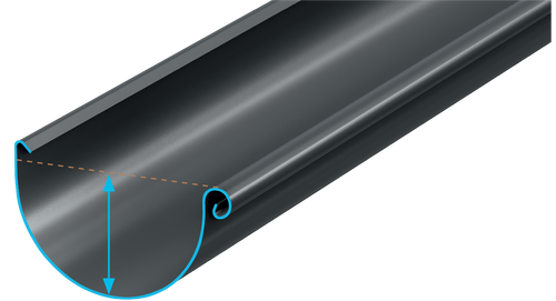 Extra hluboký žlab
