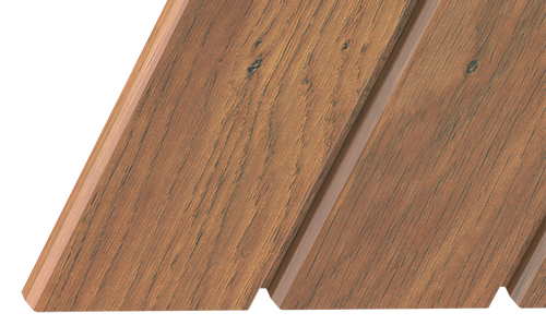 přírodní dřevěný podhled