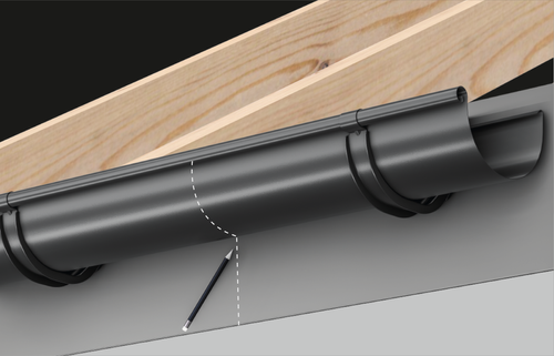 Umístění svodu a kotlíku