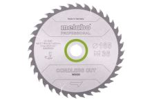 METABO Disco de sierra 165 x 20 mm, 36 dientes, 15° CordlessCutProf 628295000