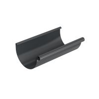 BRYZA Canalón, bajante galvanizado Ø 125 mm, longitud 4M, Antracita RAL 7021