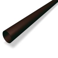 PREFA bajante de aluminio Ø 80 mm, longitud 3M, Avellana P10 RAL 8019 PREFA bajante de aluminio Ø 80 mm, longitud 3M, Avellana P10 RAL 8019