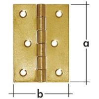 Bisagra trenzada ZS 30 DMX, 30x1,0mm zinc galvanizado / paquete de 1 pieza