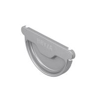 Cara del canalón BRYZA galvanizada Ø 150 mm, zinc natural