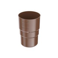 BRYZA Conector para bajante de PVC Ø 110 mm, Marrón RAL 8017