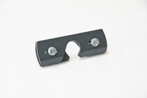 Soporte galvanizado para barra atrapanieves simple, para tejado de junta alzada, regulable, antracita