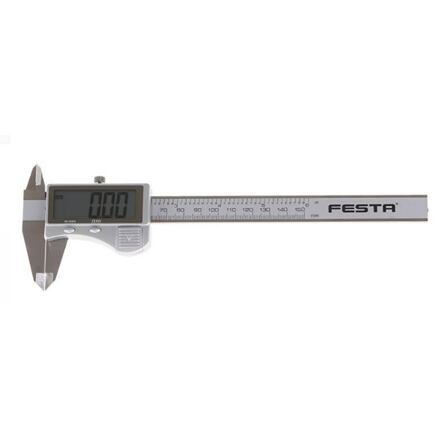 Calibrador digital, longitud de medición 150 mm, precisión 0,01 mm / paquete 1 ud