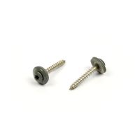 Tornillo de fontanería + EPDM, Gris claro RAL 7005 4,5 x 25 A2 / paquete de 200 piezas