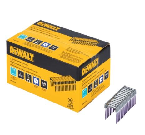 DeWALT Grapas de cables 25 x 19 mm (540 uds) DRS18100