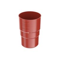 BRYZA Conector de bajante de plástico Ø 110 mm, Rojo RAL 3011