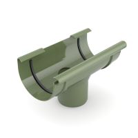 BRYZA Embudo plástico Ø 75/63 mm, Verde RAL 6020