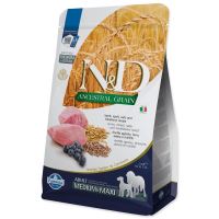 N&amp;D Dog Adult Medium &amp; Maxi Ancestral Grain Cordero, Espelta, Avena &amp; Arándano 2,5kg