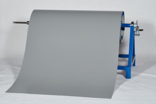 PREFA clr chapa en rollo 0,7 x 1000mm + folie, Gris claro/Gris claro (RAL7005)