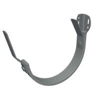 Gancho para canalón de aluminio PREFA para cornisa/frontal Ø 125 mm, Gris claro P10 RAL 7005