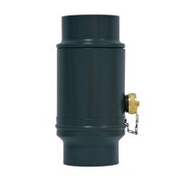 Recogedor de agua de lluvia PREFA Ø 80 mm con rosca 1", Antracita P10 RAL 7016 Recogedor de agua de lluvia PREFA Ø 80 mm con rosca 1", Antracita P10 RAL 7016