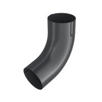 BRYZA Codo de bajante 72° galvanizado Ø 100 mm, Antracita RAL 7021