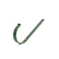 BRYZA Gancho de canalón recto de metal Ø 75 mm, Verde RAL 6020