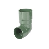 BRYZA Codo de bajante 89° plástico Ø 63 mm, Verde RAL 6020