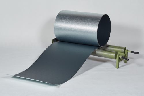 PREFA chapa de aluminio Prefalz 0,70 x 650mm Antracita P.10 estuco (RAL7016)