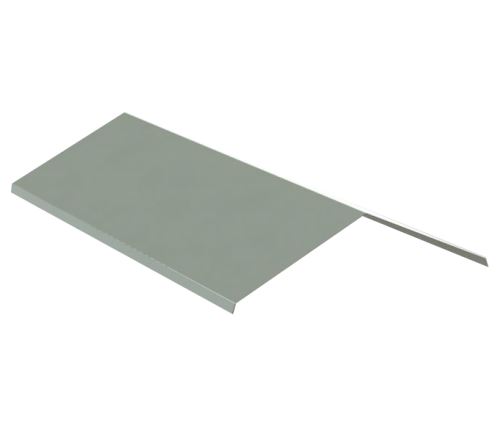 Cumbrera RŠ 250, PREFA aluminio lacado por ambos lados, Gris claro RAL 7005