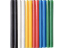 Extol Craft Barras termofusibles, mezcla de colores, Ø 7,2 x 100 mm, 12 uds 9908