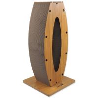 Rascador ovalado Epic Pet con juguete 30x30x61cm