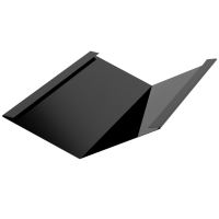Valle RŠ 333, Acero galvanizado pintado, Negro RAL9005