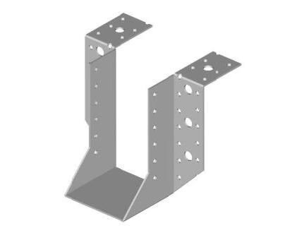 Abrazadera con codo superior BV/T, 140x300 ZAR / paquete 1 ud.