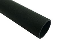 Tubo para barrera de nieve sin rosca 3/4" 3m, Antracita, diámetro 26 mm, galvanizado