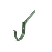 BRYZA Gancho metálico retorcido para canalón Ø 75 mm, Verde RAL 6020