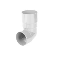 BRYZA Codo de bajante 89° de plástico Ø 90 mm, Blanco RAL 9010