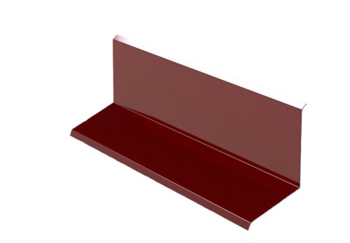 Remate superior RŠ 200, Prefalz stucco, Rojo oscuro P.10 (RAL 3009)