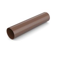BRYZA Bajante sin boquilla plástico Ø 63 mm, longitud 2M, Marrón RAL 8017 BRYZA Bajante sin boquilla plástico Ø 63 mm, longitud 2M, Marrón RAL 8017
