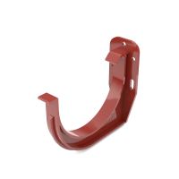 BRYZA PVC gancho para canalón cornisero/frontal Ø 75 mm, Rojo RAL 3011