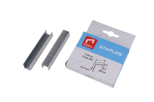 LEVIOR Grapas tipo 53/12mm 1000uds/caja 23912.01
