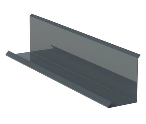 Remate de pared RŠ 250, Prefalz stucco, Antracita P.10 (RAL 7016)