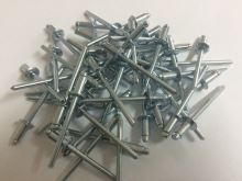 Remache de fontanería galvanizado 3 x 8