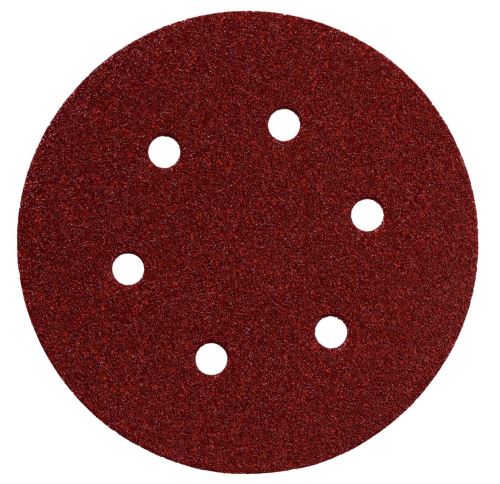 METABO Papel de lija autoadhesivo (5 ud) 150 mm P80, madera y metal, SXE 624003000