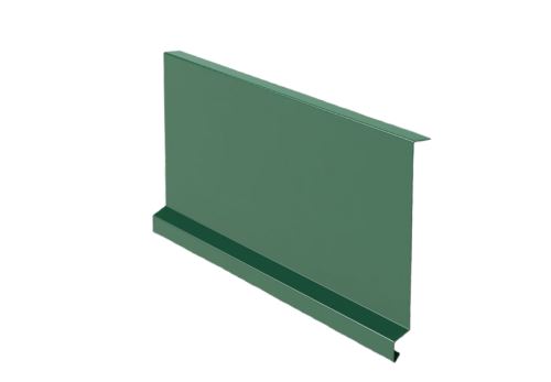Listón de viento bajo teja lateral RŠ 250, Zincado pintado, Verde musgo RAL 6005