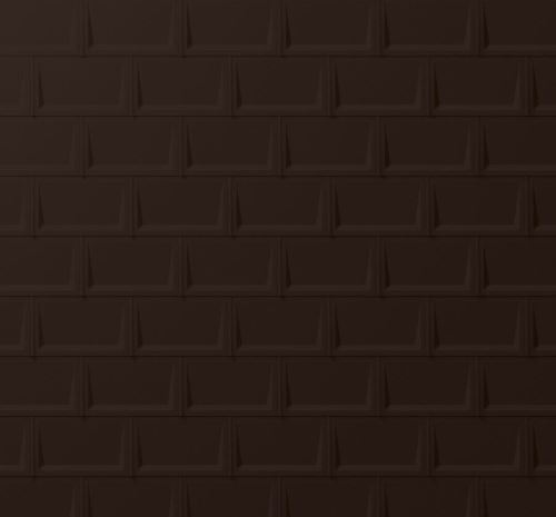 Panel de techo PREFA r.16, 700 x 420 mm stucco, Avellana P10 / paquete 8,24 m2