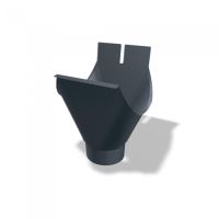 PREFA cazoleta de aluminio Ø 150/100 mm, Antracita P10 RAL 7016