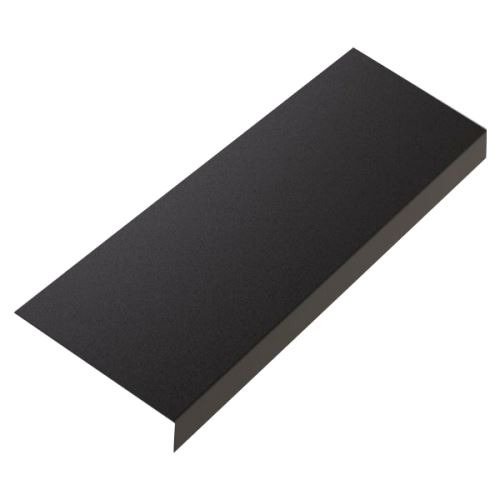 Base para canalón RŠ 167, Zinc pintado, marrón oscuro RAL 8019