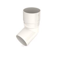 BRYZA Codo de bajante 67° plástico Ø 110 mm, Blanco RAL 9010