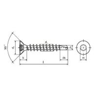 Tornillo autoperforante ZH T 6 ran. 6,0 x 60 ZZ / paquete de 200 uds Tornillo autoperforante ZH T 6 ran. 6,0 x 60 ZZ / paquete de 200 uds