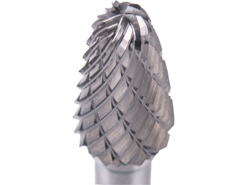 EXTOL INDUSTRIAL fresa de carburo, arco redondo, diámetro 10x20mm/vástago 6mm, corte medio (doble corte) 8703754