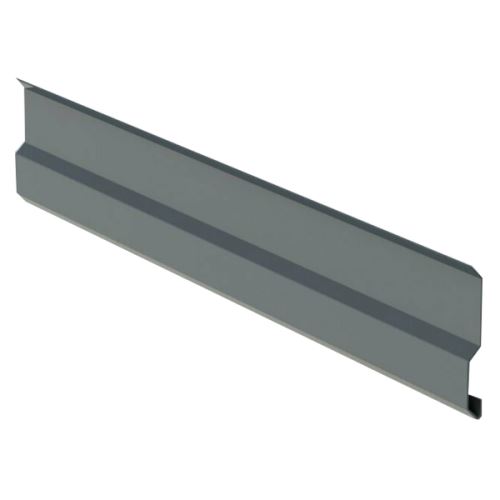 Listón de cobertura RŠ 100, Prefalz stucco, Antracita P.10 RAL 7016