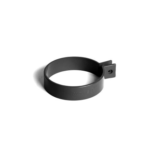 BRYZA Abrazadera de bajante de plástico Ø 90 mm, Negro RAL 9005